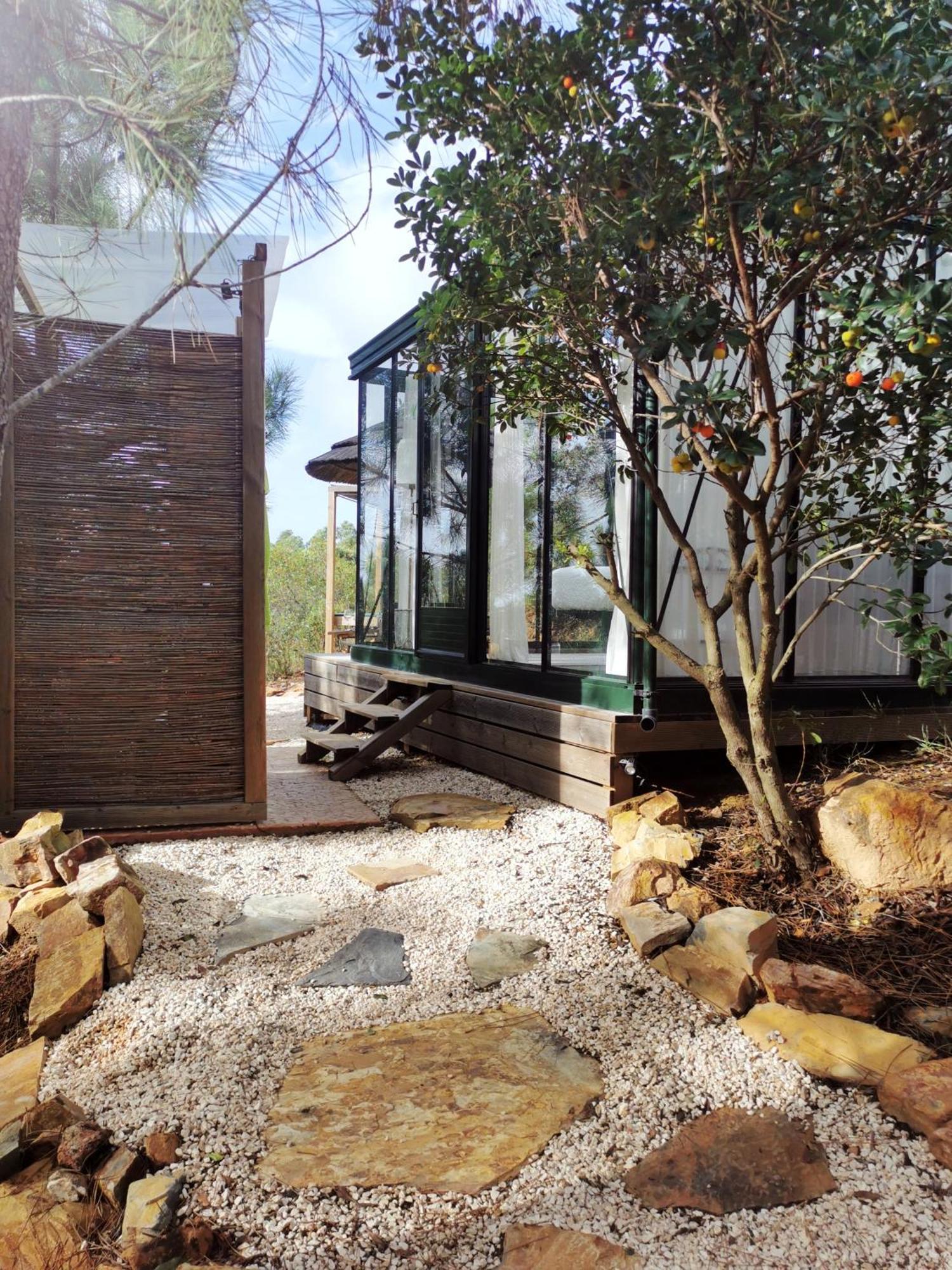 Romantic Skyview Glasshouses Rogil Esterno foto